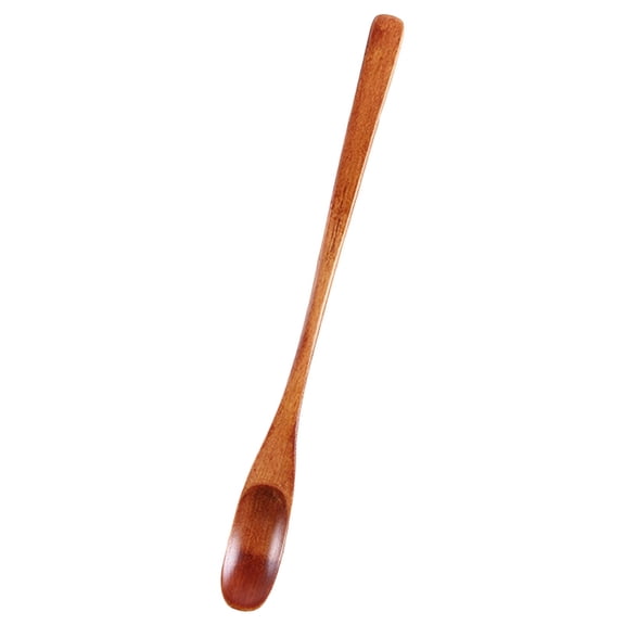 Tableware Clearance Wooden Long Handle Mixing Spoon Stirrer Coffee Tea Stirringspoon 2026, Long-Handled Wooden Coffee Spoons, Japanese-style wooden coffee spoon,C-style,7.87"