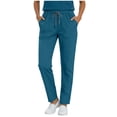 thumbnail image 6 of Xuniizn Scrub Pants for Women Drawstring Mid Rise Soft Stretchy Multi Pockets Medical Nursing Uniform Scrubs Bottoms, XS-2XL, 6 of 9