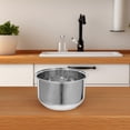 thumbnail image 2 of Rice Cooker Liner Rice Cooker Inner Pot Universal Stainless Steel Rice Cooker Inner Pot Replacement Electric Cooker Inner Pot for Boiling and Porridge, 2 of 4