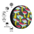 thumbnail image 5 of Balery Green Mushroomtire Cover Waterproof Dust-Proof, Universal Spare Wheel Tire Cover For Trailer, Rv, Suv Truck And Vehicle Camper Accessories-14 Inch, 5 of 9