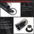 thumbnail image 5 of DNA Motoring For Glossy Black / Gold LED Light Mini Handheld Cordless Motorized Brush Car Vacuum Cleaner Cleaning Kit, 5 of 7