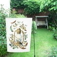 thumbnail image 1 of Lámpara Vintage ABPHQTO con Plumas de Pájaro y Decoración de Mariposas Bandera de Jardín 70x100 cm, 1 of 1