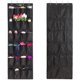thumbnail image 2 of Conveniente sistema de almacenamiento sobre la puerta con 24 bolsillos Organizador colgante Zapatero de almacenamiento multifuncional Bolsillo de almacenamiento negro JFHHH pequeña, 2 of 4