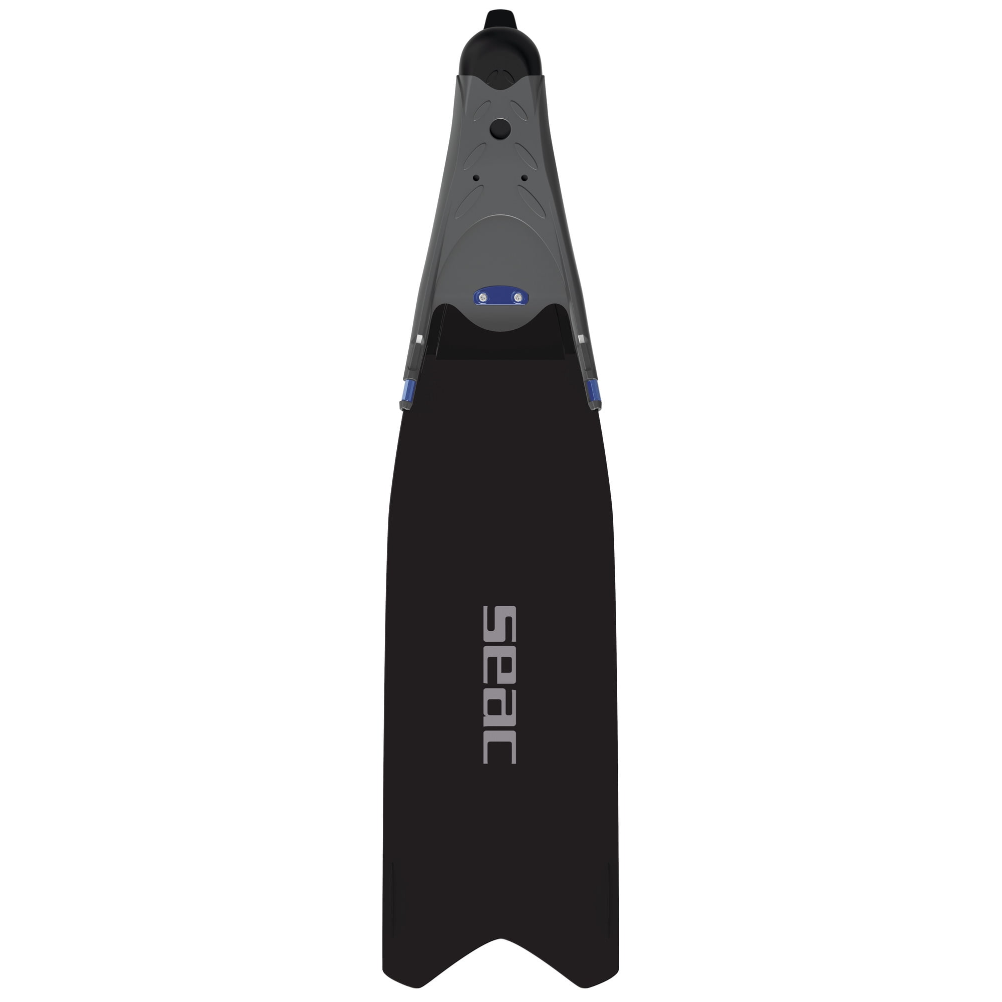 Seac  BM-30, Long fins with Interchangeable Blades for Freediving & Spearfishing (Black/Blue, 8-8.5)