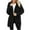#217-Black, variant on Women's Cable Knit Hooded Long Cardigans Open Front Slouchy Cardigan Sweater Trench Coat Jacket with Pockets