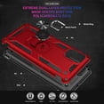 thumbnail image 4 of Samsung A71 5G Case, A71 5G Phone Case with Screen Protector, Military Grade Protective Cases with Ring for Samsung Galaxy A71 5G (Red), 4 of 11