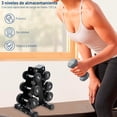thumbnail image 4 of Rack para Mancuernas Bluelander, 3 niveles, de 5 a 50 Lbs, Peso Máximo de Carga 90 kg, 4 of 6
