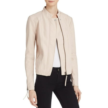 Free People Womens Wool Blend Faux Leather Jacket