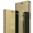 thumbnail image 1 of iPhone Xs Max Case, Smart Clear View Makeup Standing Mirror Electroplate Plating Kickstand Full Body Magnetic Flip Protective Cover for Apple Phone Xs Max (6.5''), 1 of 6