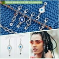 thumbnail image 4 of 24 Pcs 12 Styles Stitch Markers Rhinestone Alloy Crochet Stitch Marker Charms Removable Locking Stitch Marker for Knitting Sewing Accessories Handmade Jewelry 1.89-2.17inch Long for DIY, 4 of 6