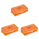 thumbnail image 1 of Almacenamiento de piezas Caja pequeña de doble cara Caja de herramientas de plástico para hardware Amarillo, 1 of 4