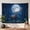 D, variant on XaaKee Tapestry Wall Hanging, Cosmic Night Guardian Theme, High-Quality Polyester Large Wall Tapestry, 60x40Inch