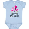 thumbnail image 3 of Inktastic My Titi Loves Me with Two Flamingos Boys or Girls Baby Bodysuit, 3 of 5