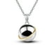 thumbnail image 1 of Collar con colgante de bola de armonía de plata a la moda, Gargantilla con cuentas, cadena O, collar de ceniza de hueso, regalos de joyería para perros y gatos domésticos, 1 of 5