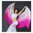 thumbnail image 2 of Real Silk Belly Dance Silk Veil For Belly Dancers Hand Throw Shawl 250*114cm(98.4*44.8") Gradient Color, 2 of 4
