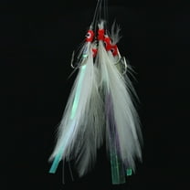 qiya High-Quality 5pcs for Sabiki Fishing Lure Rigs with 5 Hooks for Deep Sea Herring