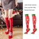 thumbnail image 5 of Minnieouse 1 par de calcetines de nailon con temática navideña para hombres y mujeres, calcetín cálido transpirable de tubo largo para banquetes, medias Medias Árbol de navidad blanco Minnieouse AP012906-02, 5 of 6