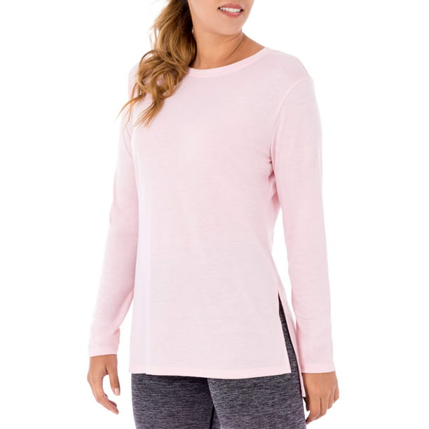 Athletic Works - Athletic Works Women's Active Long Sleeve Tunic Length  Yoga Top - Walmart.com - Walmart.com