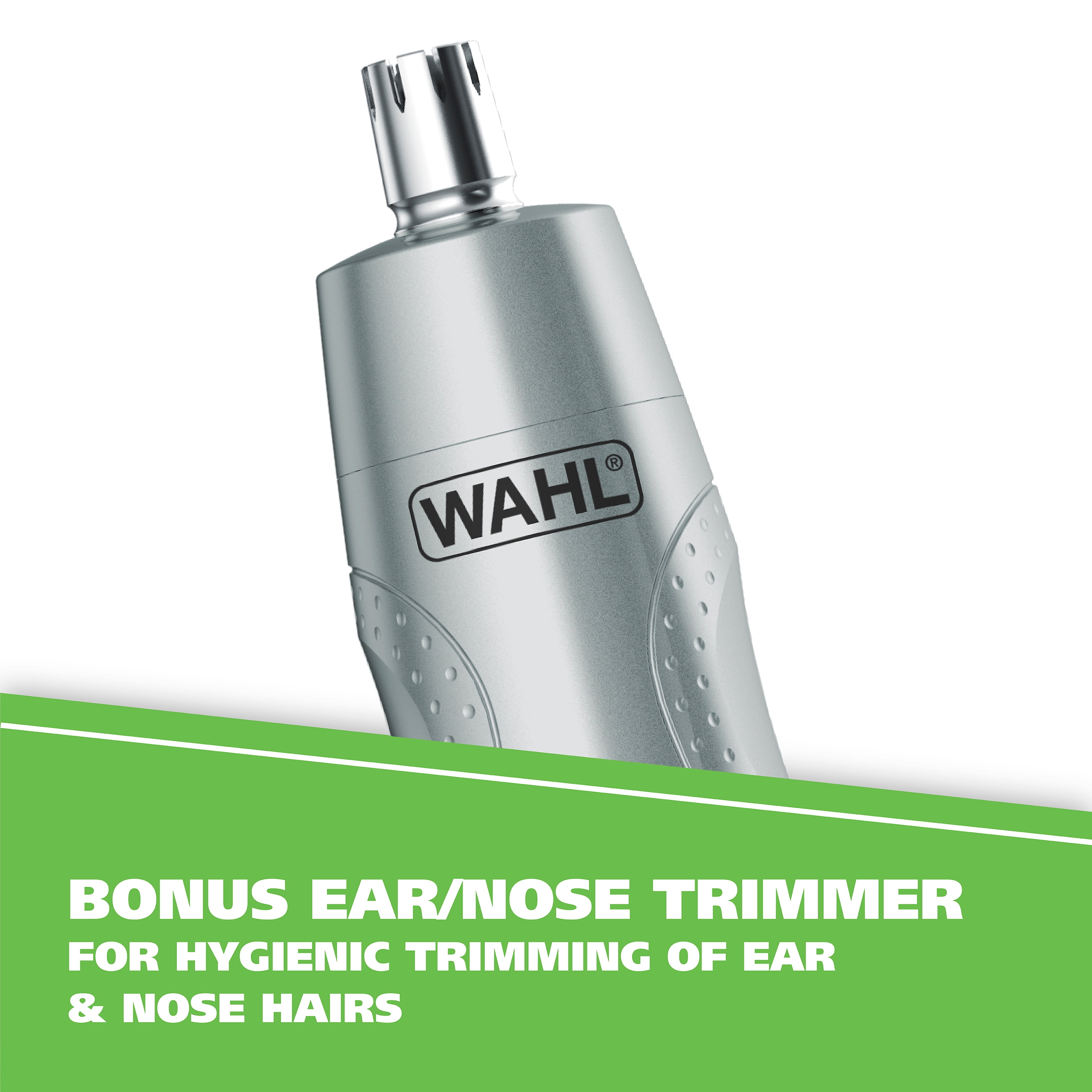 Wahl Mustache & Beard Battery Trimmer Kit With Bonus Nose Trimmer Model  #5606-5601P