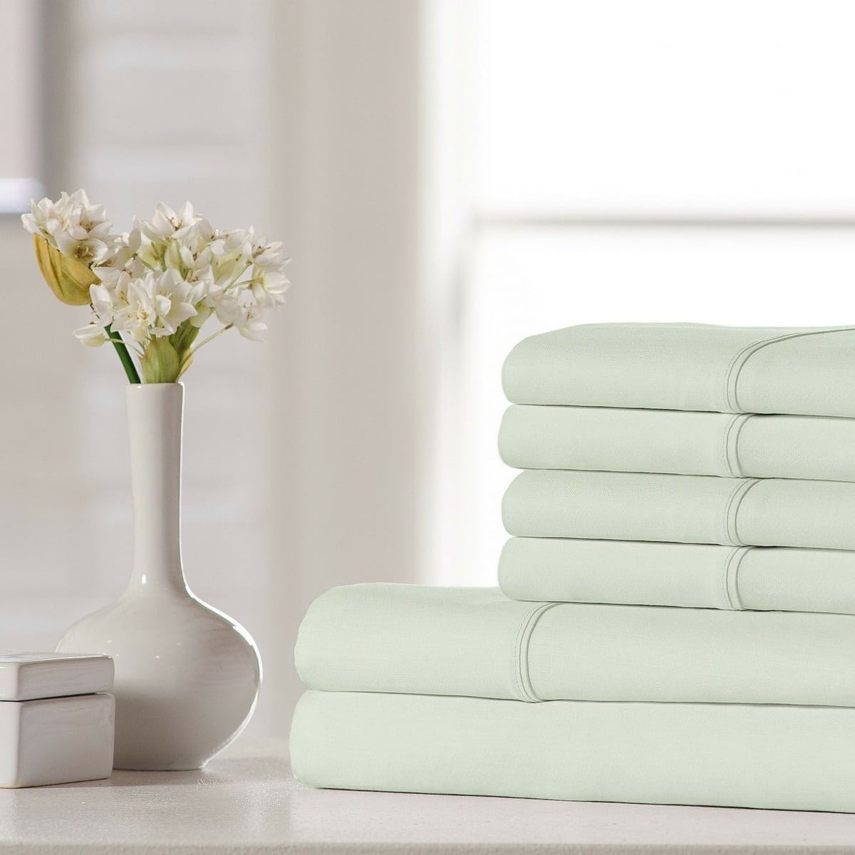 600-Thread Count 100% Cotton 6-Piece Sheet Set - Walmart.com