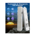 thumbnail image 3 of Lámpara De Emergencia Lonk Recargable 12h de Duración 60 Leds Luz x3 Unidades Lab.G Blanco, 3 of 5