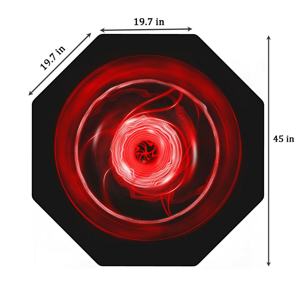 Premium Office Chair Mat for Carpeted Floor, 45x45, Heavy Duty, Easy