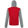 thumbnail image 3 of Men's Levelwear  Red/Gray Calgary Flames Ultimate Journey Pullover Hoodie, 3 of 3