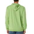thumbnail image 3 of Unique Bargains Men's Hoodie Sweatshirt Long Sleeves Solid Drawstring Pullover XL Light Green, 3 of 6