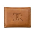 thumbnail image 2 of Rico Rutgers Brown Faux Leather Laser Engraved Trifold, 2 of 5