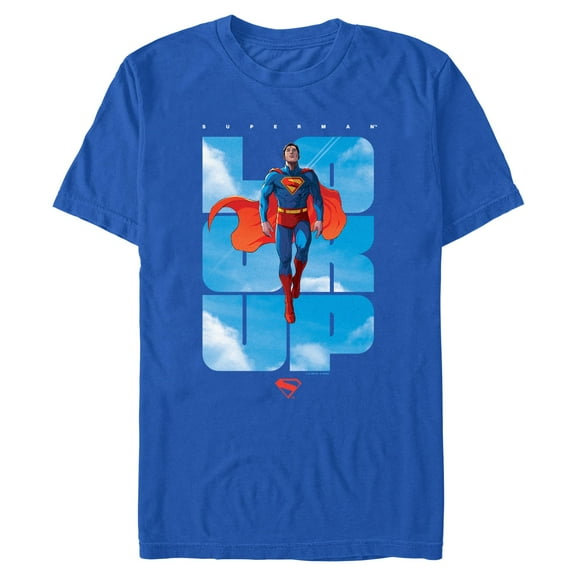 Mens Superman Look Up Pose T Shirt