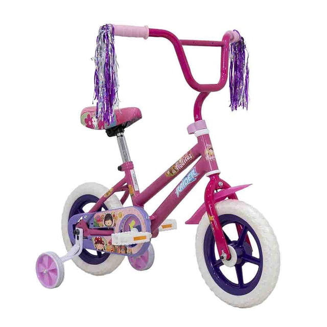 Bicicleta Raider Haditas Rodada 12 Rosa infantil