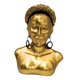 thumbnail image 5 of Estatua de mujer africana, obra de arte, figura de busto de señora, adorno estético exquisito Cabello corto Macarena Escultura de resina, 5 of 8