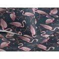 thumbnail image 3 of Ambesonne Exotic Quilted Bedspread Set 3 Pcs, Flamingo Tropical Atmophere, Twin, Pale Pink Dark Sky Blue, 3 of 4