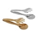 thumbnail image 5 of Pinzas Para Servir Ensalada, Pinzas De Tenedor De Cuchara Resistentes Al Calor De Acero Inoxidable 304, 2 Piezas De Grado Alimenticio A Prueba De Herrumbre Para Cocina, 5 of 7