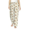 thumbnail image 2 of Picia Kawaii Bear Womens Soft Woven Cotton Elastic Waistband Sleep Pajama Pant Lounge Sleep Pant With Pockets And Drawstring-XX-Large, 2 of 9