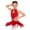 Red, variant on Girls Latin Dance Dress Cutout Tassel Skirt Leotard Fringe Modern Jazz Ballroom Tango Salsa Cha-cha Dancewear Navy Blue 6