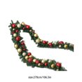 thumbnail image 3 of Deals of the Week Iumwxz Christmas Decorations Rattan Encrypted PVC Wreath Shopping Mall Window Door Frame Scenery Supplies Finished Green Rattan Christmas Gift Labour Day, 3 of 6