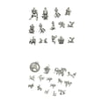 thumbnail image 1 of 30 Piezas de de Animales Mixtos, Colgantes, Artesanías de Bricolaje para Collar, 1 of 9