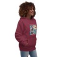 thumbnail image 4 of Destructive Therapy Boxing Unisex Grpahic Hoodie (Maroon, M), 4 of 5