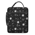 thumbnail image 5 of Gothic Starry Night Lunch Box for Adults - Moon & Stars Pattern, Insulated Reusable Leakproof Cooler Bag with Shoulder Strap for Work/Travel, 5 of 7