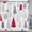 Color 8, variant on SPXUBZ Christmas Snowman Polyester Shower Curtain for Winter Holiday Bathroom Decorations 72x72 inch