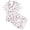 X8White, variant on Djtdsds Girls Silk Satin Pajama Set with Bow Print Cute Button Down Shirt and Shorts Loungewear for Sleepwear Size:12-13 Years