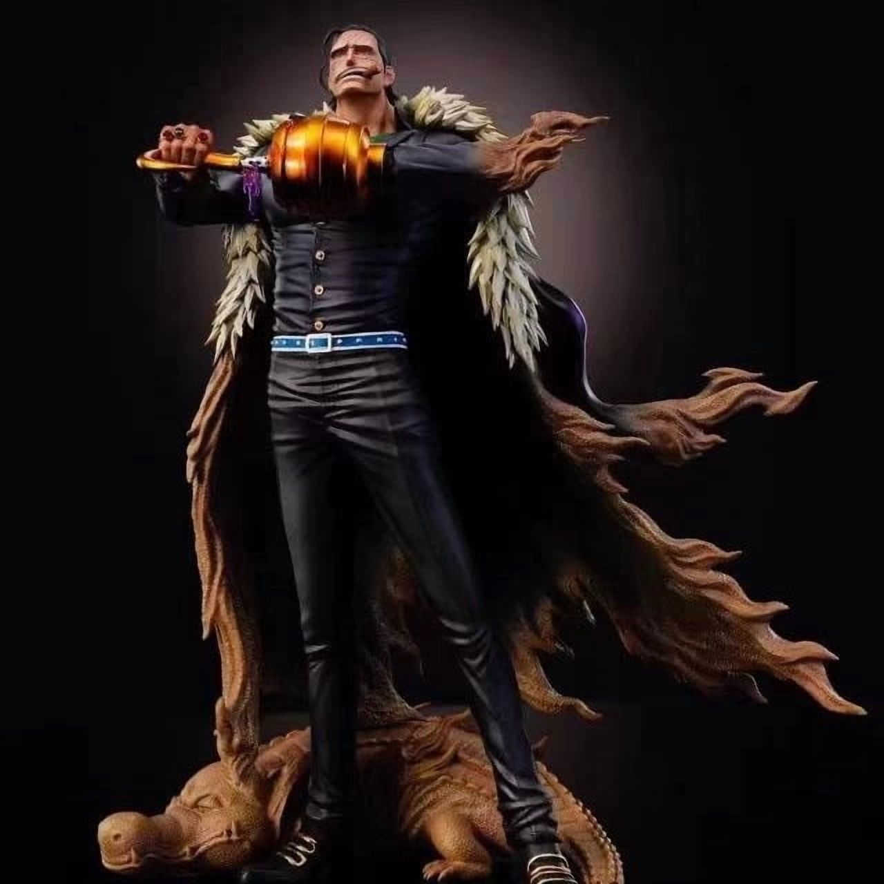 New Seven Warlords of The Sea Sir Crocodile (Black Ver) Character Anime Model Statue Action Figures Desktop Ornament Popular Decorations Fan Souvenirs Creative Gift Collectable