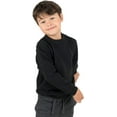 thumbnail image 4 of Leveret Kids Long Sleeve Sweatshirt Black 10 Year, 4 of 4