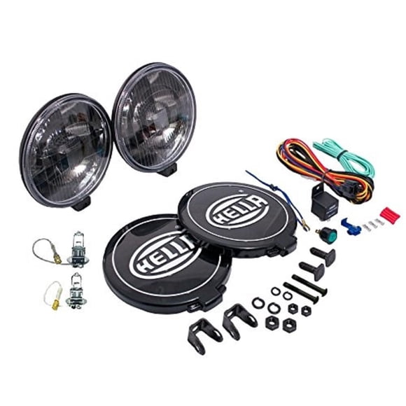 Kit de faros auxiliares Hella Black Magic 500 halógenos para off-road