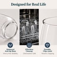 thumbnail image 3 of Libbey Stemless Wine Glasses Set of 12, Dishwasher Safe Set Of Wine Glasses, Perfect for Cocktails, Water, and Outdoor Glassware, 3 of 6