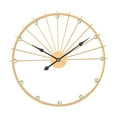 thumbnail image 4 of Reloj Colgante de Pared, Reloj de Pared de Metal, Adorno, Reloj Silencioso de Moda, Reloj Artístico de Pared para Sala de Estar, Comedor, Decoración D Oro Macarena Reloj de pared, 4 of 8
