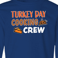 thumbnail image 4 of Inktastic Thanksgiving Turkey Day Cooking Crew with Turkey and Pumpkin Pie Long Sleeve Youth T-Shirt, 4 of 5