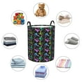 thumbnail image 3 of Lsque Snails 1 pattern Laundry Hamper Basket, Tall Woven Rope Hamper Basket for Clothes, Lightweight Storage Basket, Collapsible Waterproof-Medium, 3 of 8