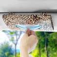 thumbnail image 6 of OTOSTAR PU Leather Car Tissue Holder Vehicle Organizer, 8.9 x 5.1 x 1.6 inch, 6 of 7